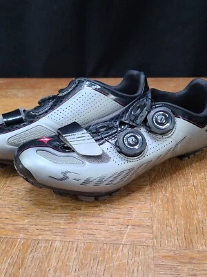 Women's Specialized S-Works XC Shoes Size EU 36, US 5.5 - Carbon Silver & Black Foto 1 de 4