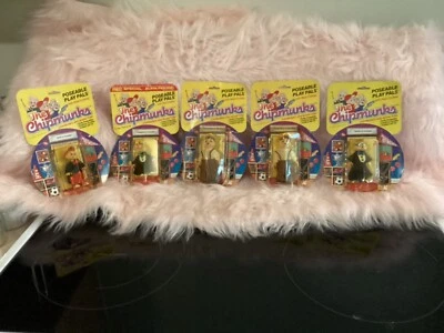 The Chipmunks Poseable Play Pals Vintage 1984 NEW IN PACKAGE - Image 1 of 4