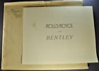 1955-1956 Rolls Royce Silver Cloud Bentley S Prestige Catalog +Envelope Original