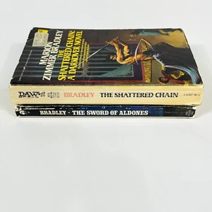The Sword Of Aldones & The Shattered Chain by Marion Zimmer Bradley 2 VTG Books - Picture 1 of 8