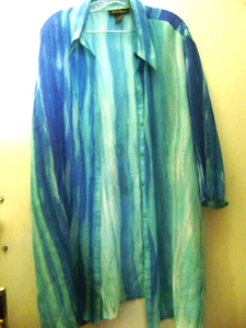 ASHLEY STEWART WOMEN'S LIGHT SUIT blue 2 pc 22W /24W sz - Picture 1 of 6