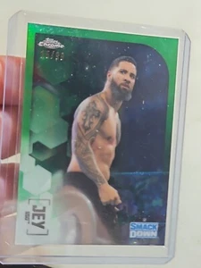 2020 Topps Chrome WWE Green Refractor #D 15/99 Jey Uso #31 Smack Down - Bild 1 von 3