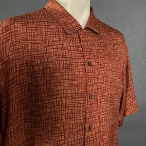 Tommy Bahama Silk Shirt Men's L Tropical Drinks theme New With Out Tags - Picture 1 of 10