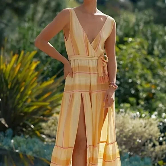 L*Space Clara Cover-Up Wrap Dress S