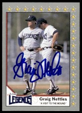 1990 Pacific Senior League Graig Nettles Bradenton Explorers #132 Signed