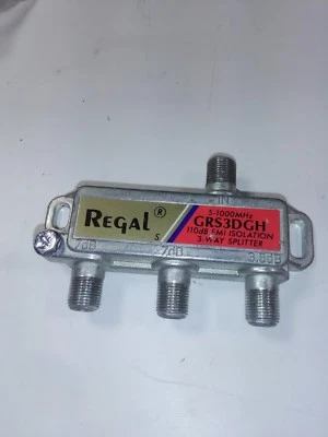 CATV REGAL GRS3DGH - 3WAY UNBALALANCED SPLITTER 110DB EMI ISO - Image 1 of 3