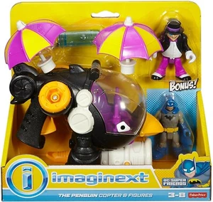 Nuevo IMAGINEXT DC Super Friends El Pingüino y Copter con Figuras de Acción de Batman - Imagen 1 de 4