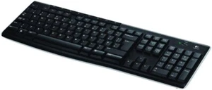 Teclado inalámbrico Logitech K270 (diseño ESP - QWERTY) negro - Imagen 1 de 2