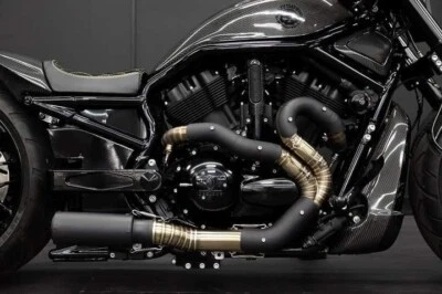 Tubo di scarico Harley Davidson V-Rod Night Rod Special Fullsystem 2002-2017 2-1 - Immagine 1 di 4