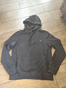 Allsaints ~ Black ~ Pullover Hoodie ~ Jumper ~ 100% Cotton ~ Size Medium - Picture 1 of 11
