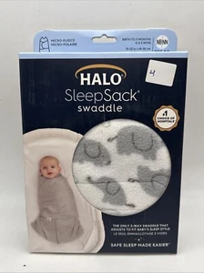 HALO Innovations Sleepsack Swaddle Wrap - Elephant - Newborn - Picture 1 of 2