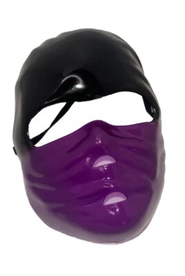 Greenbrier International Purple and Black Ninja Child Wearable Mask Vintage - Image 1 of 4