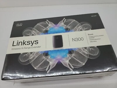 BRAND NEW Linksys N300 RE1000-NP Wireless N - Range Extender WiFi Boost  - Image 1 of 4