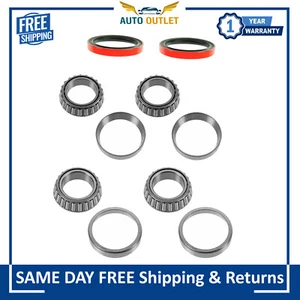 Front Inner & Outer Wheel Bearing Race Seal Kit For 1992-2002 Acura Honda Isuzu - Picture 1 of 11