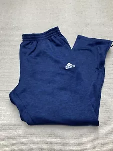 Adidas Climawarm Blue Zipped Leg 3XLT Mens Sweatpants - Picture 1 of 9