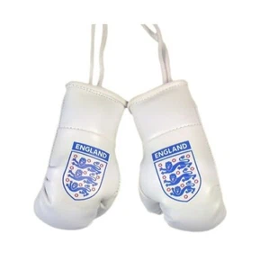 Original FA England Mini Boxing Gants pour Voiture - Picture 1 of 1