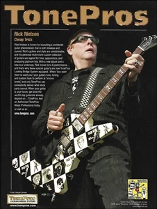 Cheap Trick Rick Nielsen TonePros Locking Bridge Hamer guitar advertisement ad - Picture 1 of 3