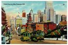 Postcard Cable Cars on San Francisco Hill Smith News Co. Posted 1949