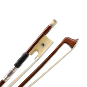 Arco de violín 4/4 palo de madera de Brasil bonita incrustación bien equilibrada recta - Imagen 1 de 9