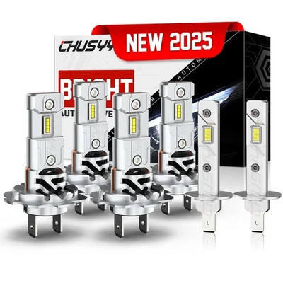 6pc LED Headlight High Low Beam Fog Light Kit For 1999-2003 Mercedes-Benz CLK320 - Image 1 of 4