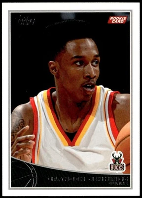 2009-10 Topps #322 Brandon Jennings novato E1 - Imagem 1 de 2