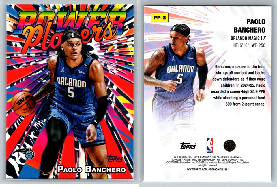 2025-26 Topps Basketball INSERTS You Pick & Complete Your Set! - Image 1 of 1
