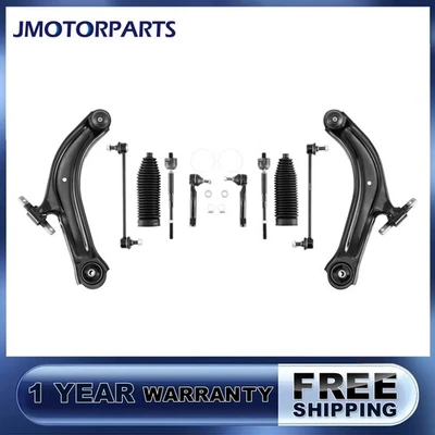 Juego de eslabones de barra estabilizadora brazo de control inferior delantero para Nissan Sentra 2007-2012 sedán 2,0 L Foto 1 de 4