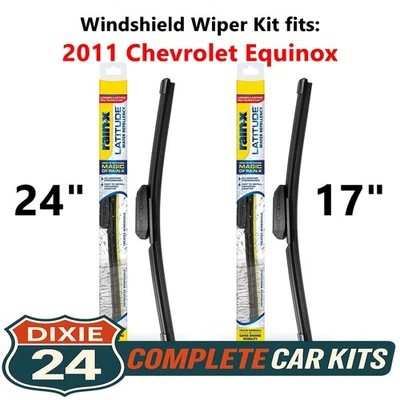 Rain-X Latitude 2-n-1 Wiper Kit fits: 2011 Chevrolet Equinox (24" & 17") - Image 1 of 4