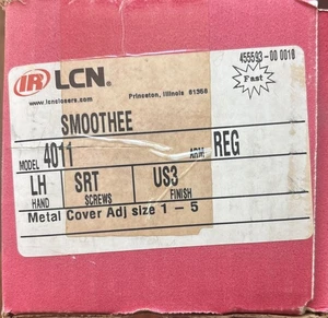 LCN 4011-LH US3 helle Messingoberfläche normaler Arm Türschließer glatte Metallabdeckung - Bild 1 von 2