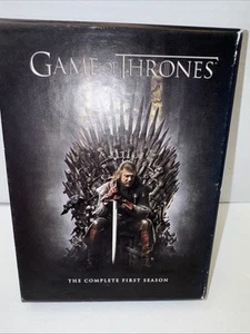 Game of Thrones: The Complete First Season (Blu-ray, 2012, 5-Disc Set) Season 1 - Picture 1 of 6