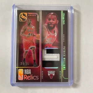 2024-25 Panini Silhouette Patrick Williams NBA Relics Patch 21/25 Chicago Bulls - Bild 1 von 2