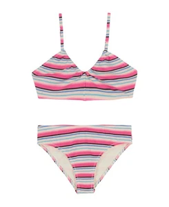 Roxy Mädchen 2-teiliges Bikini UPF 50 schnelltrocknend Badeanzug Set Größe 12 brasilianisch - Bild 1 von 4