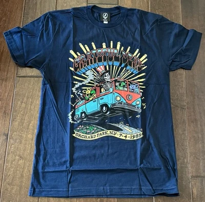 Grateful Dead Reproduction July 4th 1989 T-Shirt M - Image 1 of 4
