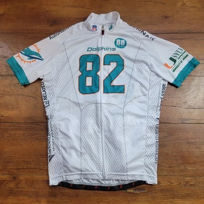 Camiseta deportiva de ciclismo Hincapie mediana para hombre 21" P2P (9,5/10) Dolphins Challenge 82 Foto 1 de 4