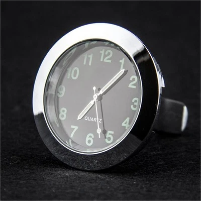 Pocket Small Mini Luminous Quartz Analog Watch Stick-On Clock For Car Boat Bike - Image 1 of 4