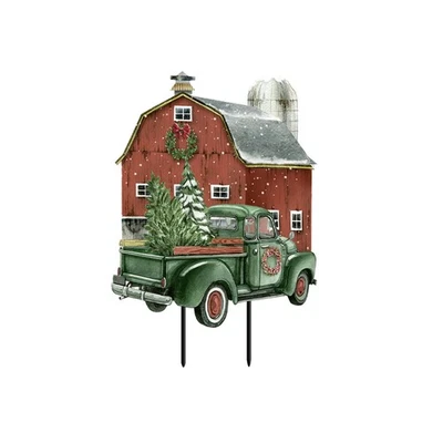 Briarwood Lane Christmas on the Farm Metal Art - Image 1 of 3