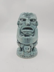 Taza Tiki de cerámica Munktiki Imports Hale Pelé Portland Oregon - Imagen 1 de 9