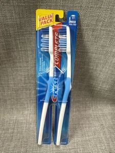 Pack de 2 CEPILLOS DE DIENTES CREST COMPLETO VINTAGE medianos sin abrir nuevos (c) - Imagen 1 de 7