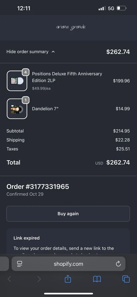 Ariana Grande Positions Deluxe (5th Anniversary) Periwinkle Vinyl *PRESALE* ✨ - Image 1 of 2