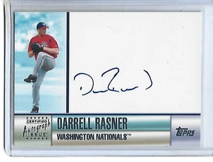 Darrell Rasner 2006 Topps Autographs #TA-DR-Washington Nationals - Picture 1 of 2