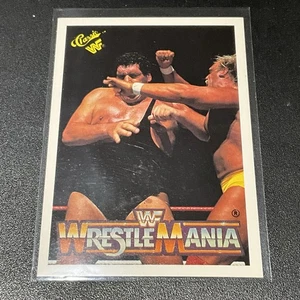 1990 Classic WWF Wrestlemania #28 Hogan VS GIANT ANDRE FREE SH - Bild 1 von 2
