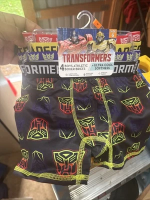 Transformers 4 Pack Boys Athletic Boxer Briefs Size 6 New with Tags (x2 packs) - Image 1 of 4