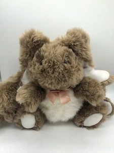 Curly Lops Rabbit Bunny Easter Applause 1988 Plush Spiral Ears Freshly Clean - Picture 1 of 9