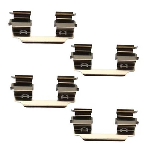 4Pc Front Brake Pad Shims for Renault Clio MK3 Vehicles Anti Rattle Clips - Picture 1 of 6