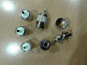 Pack de 6 CONECTORES PL RG-58 TEFLON Macho - Foto 1 di 2