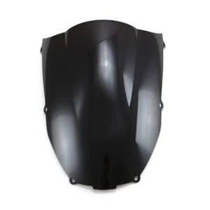 Motorcycle Windshield Windscreen For Kawasaki Ninja ZX-6R ZX-636 2000-2002 Black - Foto 1 di 3