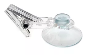 30mm Swivel Clip Suction Cups Standard Plastic/Rubber Window Clear Peg Suckers - Picture 1 of 1