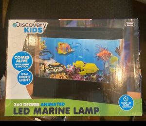 Discovery Kids Animated Wall Mountable Marine Lamp With Light & Motion! NIB! NEW