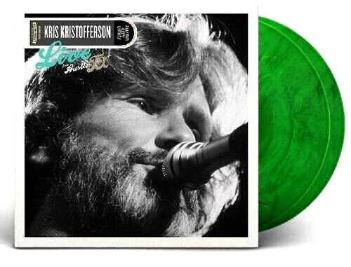 KRIS KRISTOFFERSON жить из Остина, Техас 2 X зеленый и серый брызги виниловая пластинка новый - Изображение 1 из 1