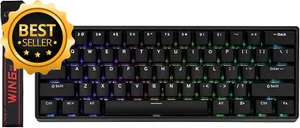 Aula WIN60 HE 60% Wired Magnetic Keyboard Hall Effect Hot-Swap 8KHz – Black - Picture 1 of 12